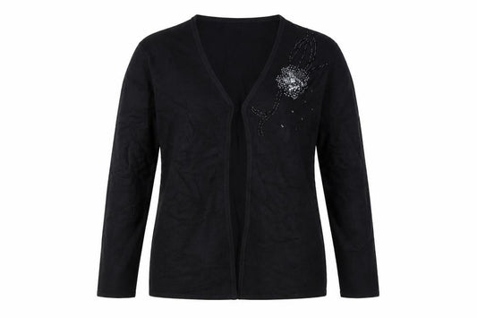 Joella Di Marco  Womens Black   Cardigan Jumper Size XL