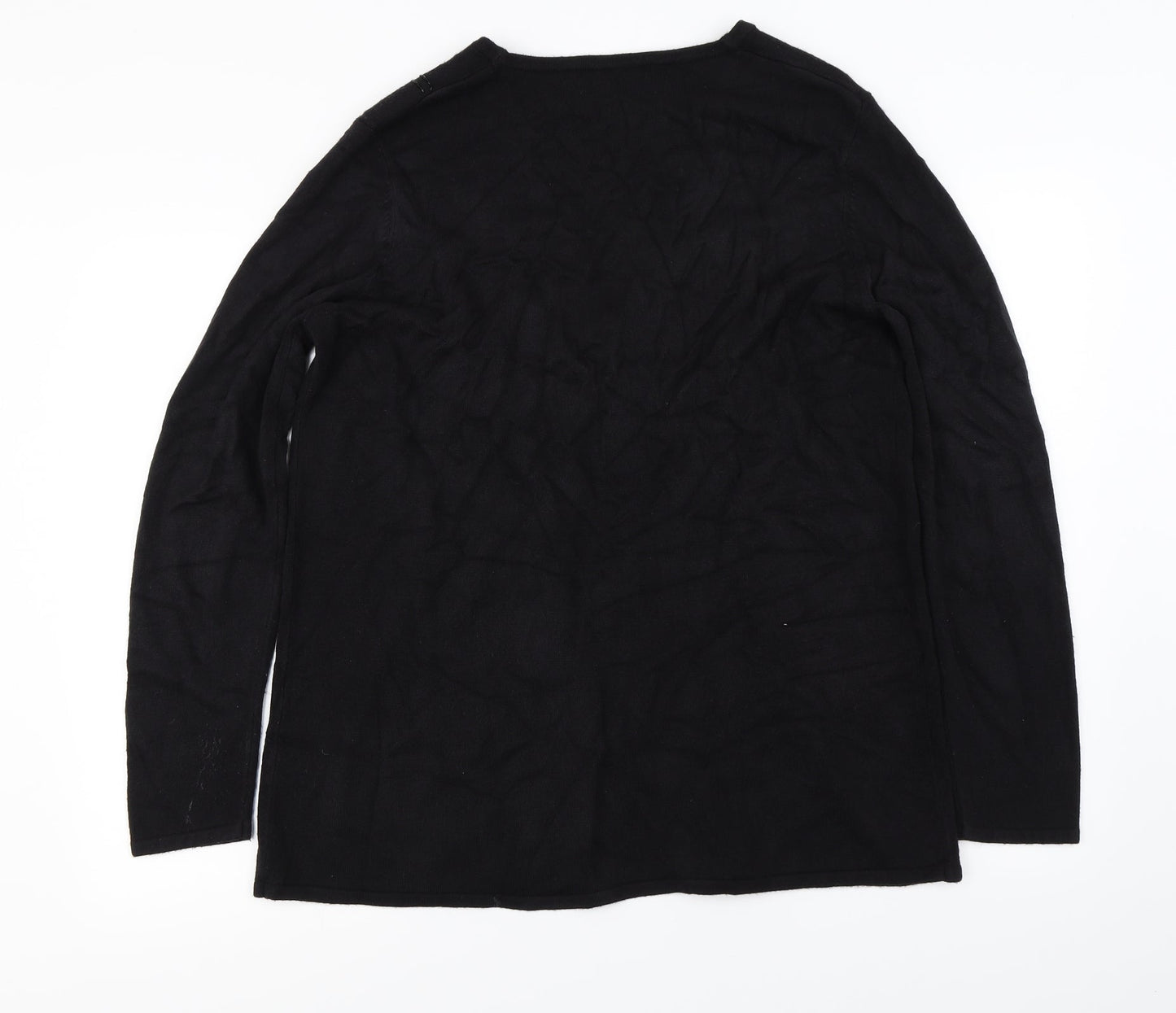 Joella Di Marco  Womens Black   Cardigan Jumper Size XL