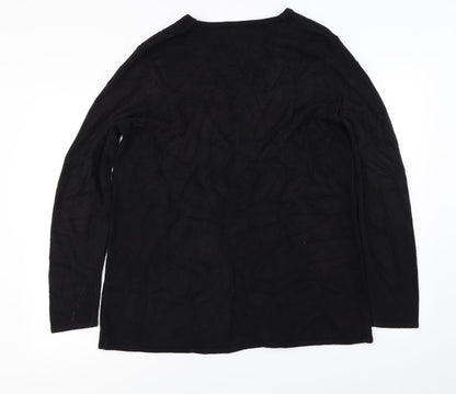 Joella Di Marco  Womens Black   Cardigan Jumper Size XL
