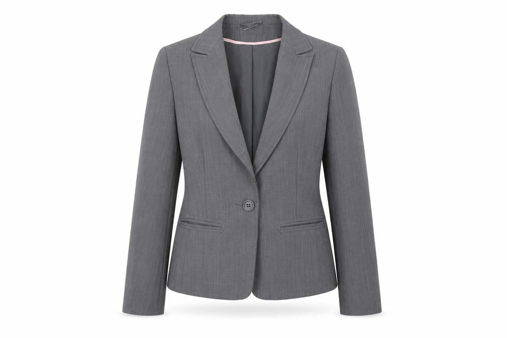 Womens UK Size 10 Dorothy Perkins Regular Grey Blazer