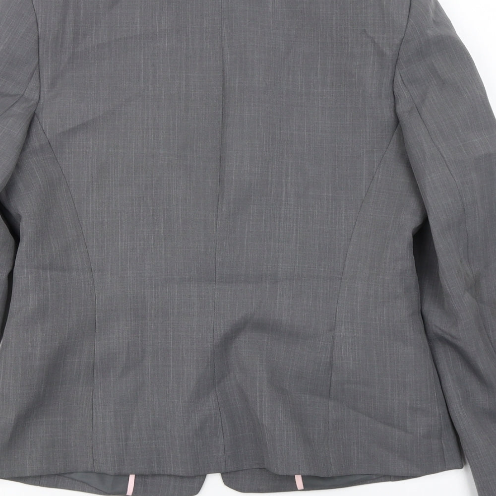 Dorothy Perkins Womens Grey   Jacket Blazer Size 10
