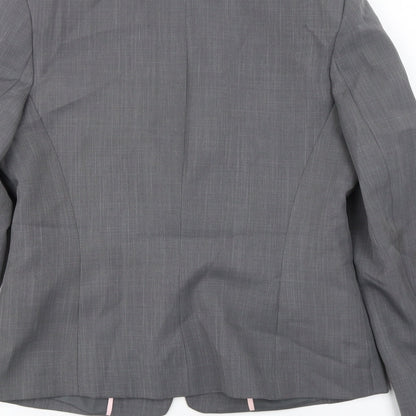 Dorothy Perkins Womens Grey   Jacket Blazer Size 10