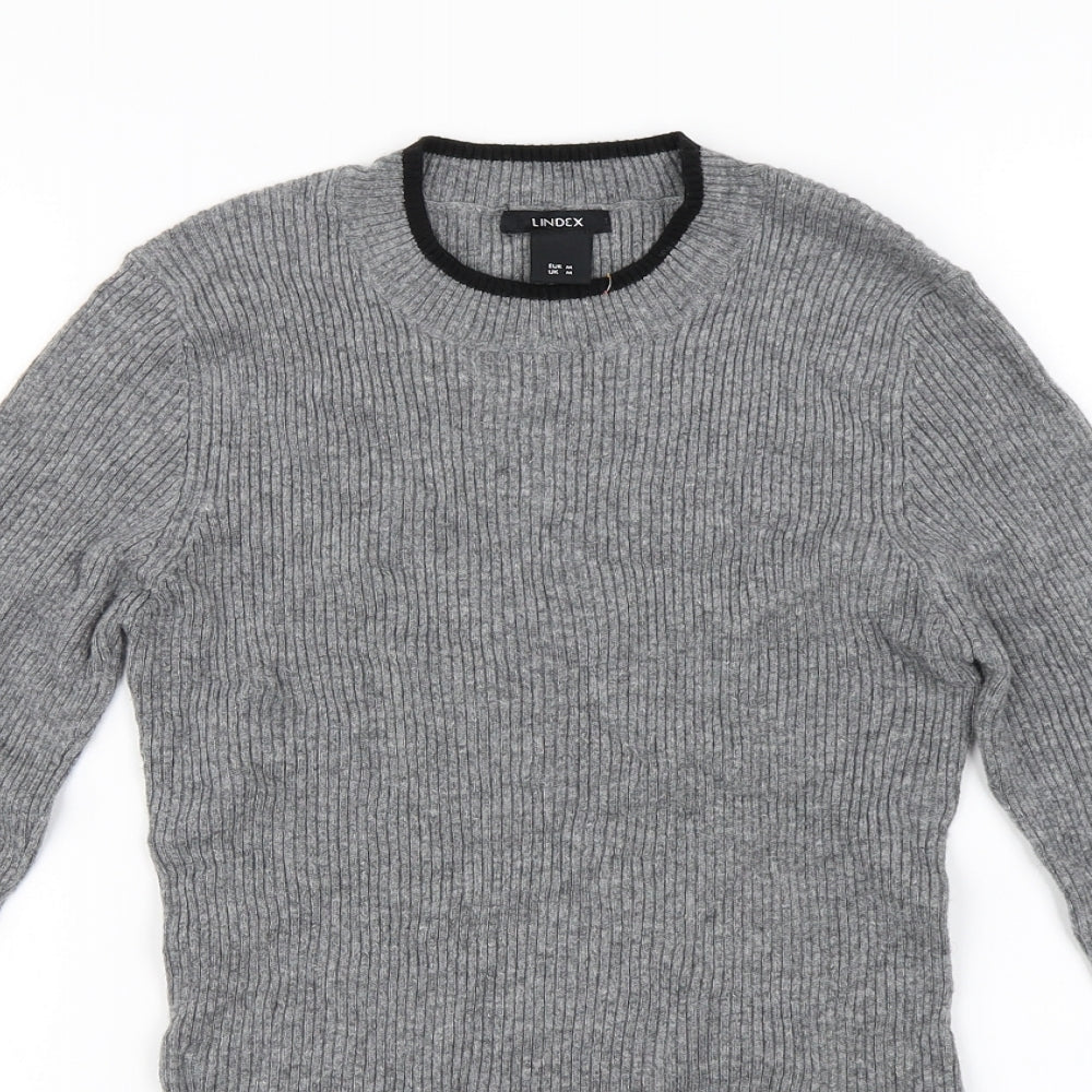 Lindex Womens Grey   Pullover Jumper Size M