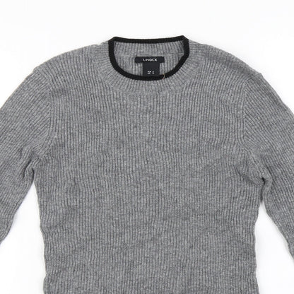 Lindex Womens Grey   Pullover Jumper Size M