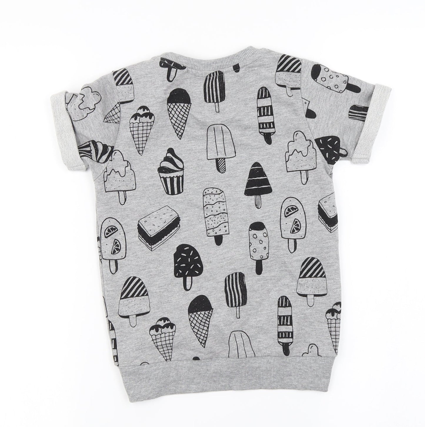 MY K  Girls Grey   Pullover Jumper Size 6-7 Years