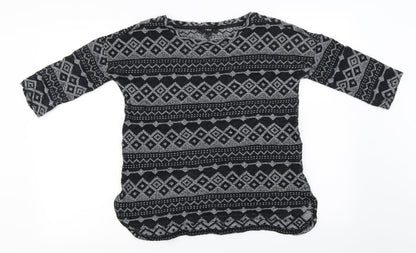 NEXT Womens Black   Pullover Jumper Size 8