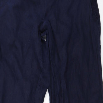 Marks and Spencer Womens Blue   Trousers  Size 12 L27 in
