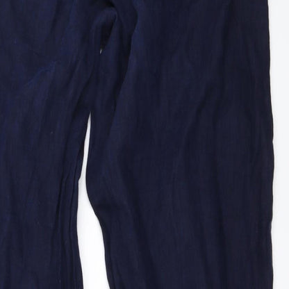 Marks and Spencer Womens Blue   Trousers  Size 12 L27 in