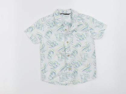 George Boys White   Basic Button-Up Size 2-3 Years