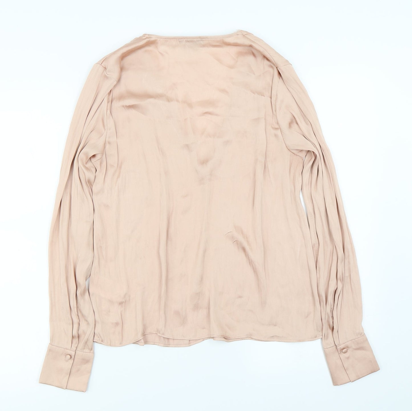 Womens UK Size 8 H&M Pink Basic Blouse