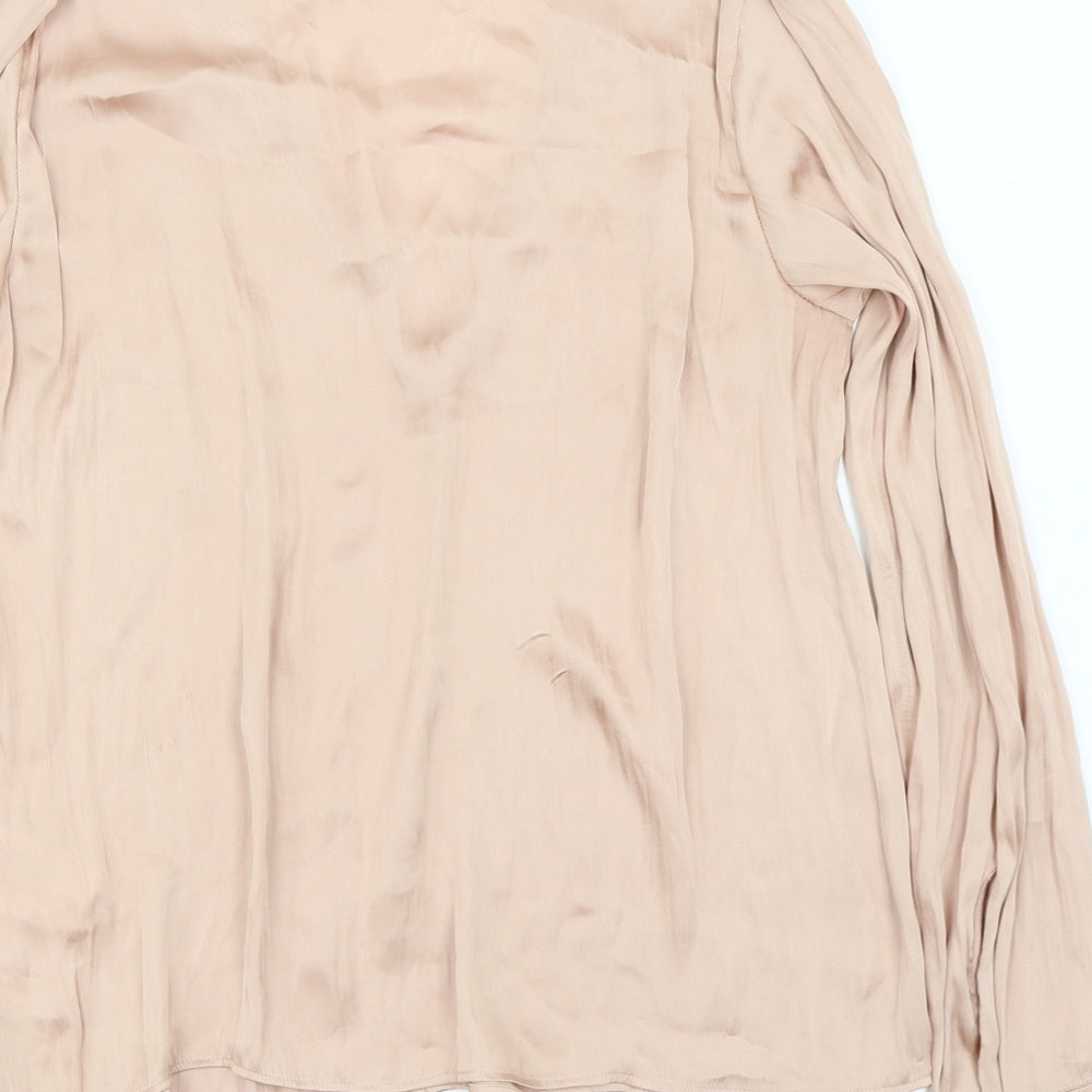 Womens UK Size 8 H&M Pink Basic Blouse