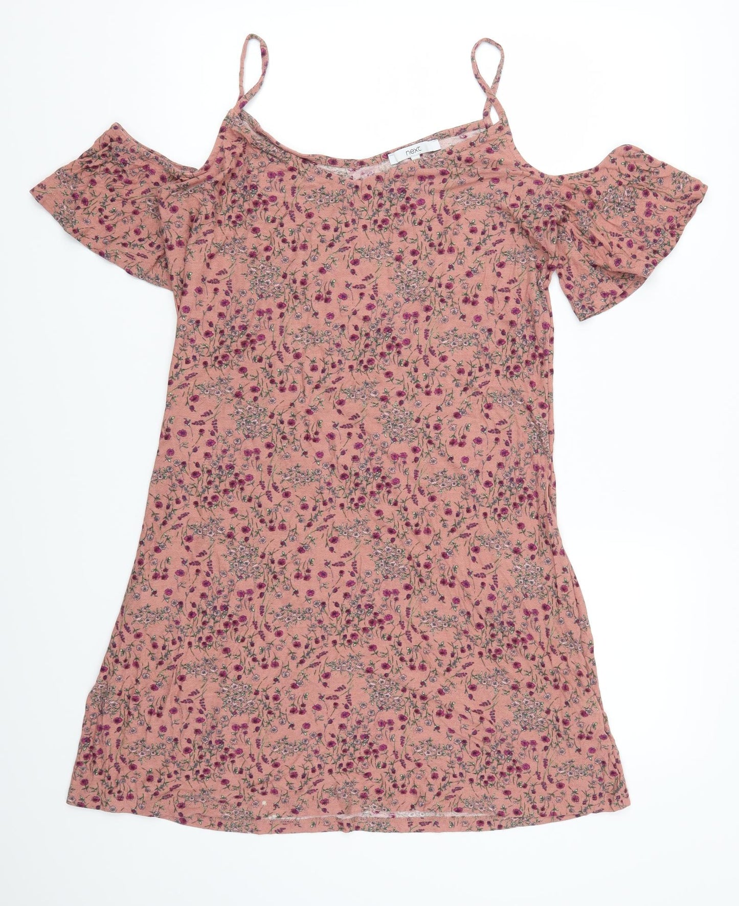 NEXT Womens Pink Floral  Mini  Size 14