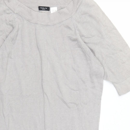 La Redoute Womens Grey   Jumper Dress  Size 6