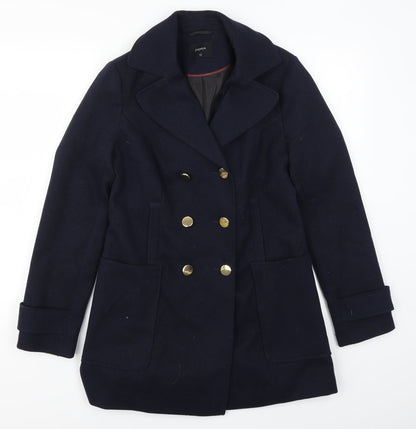 Papaya Womens Blue   Pea Coat Coat Size 10