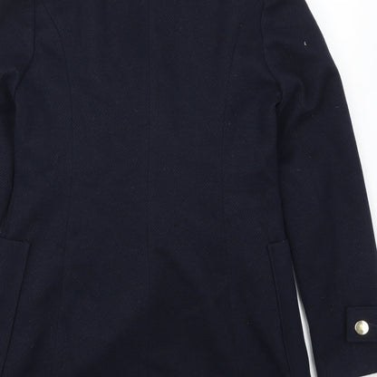 Papaya Womens Blue   Pea Coat Coat Size 10