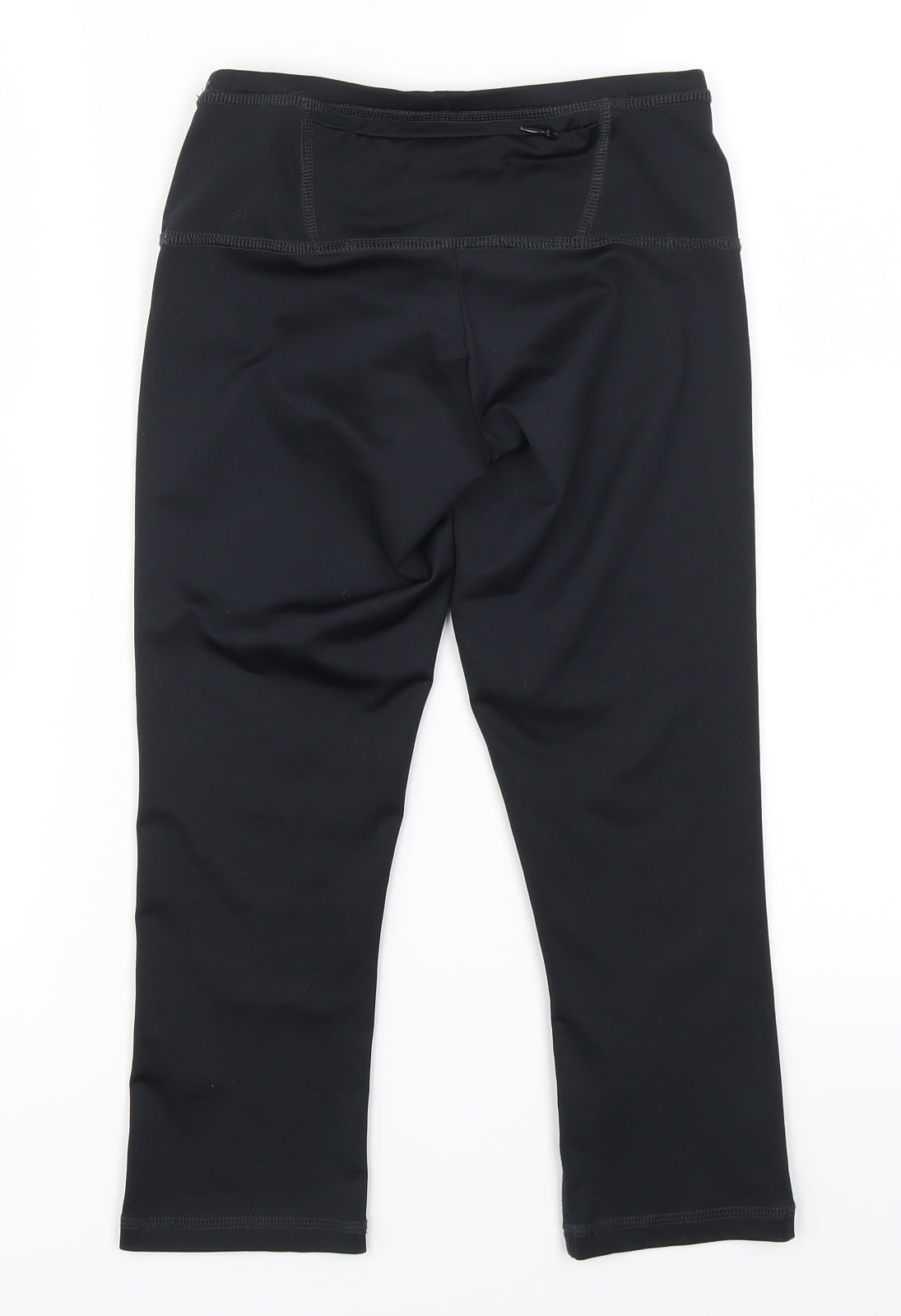 F&F Womens Black   Cropped Leggings Size 6 L19 in