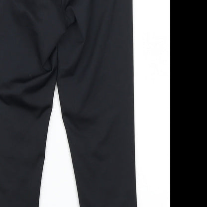 F&F Womens Black   Cropped Leggings Size 6 L19 in