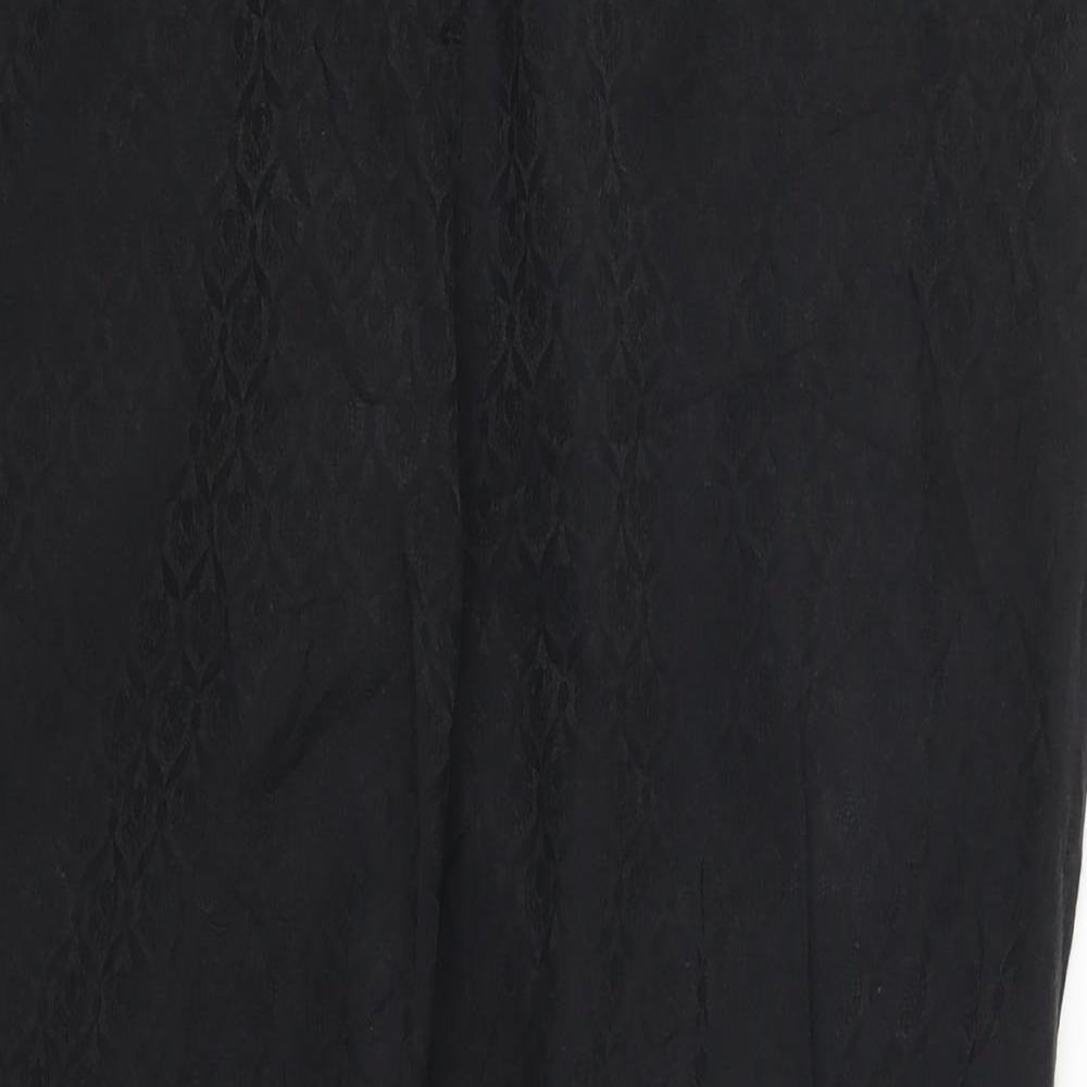 Womens UK Size 16 Oasis Regular Fit  Black Trousers