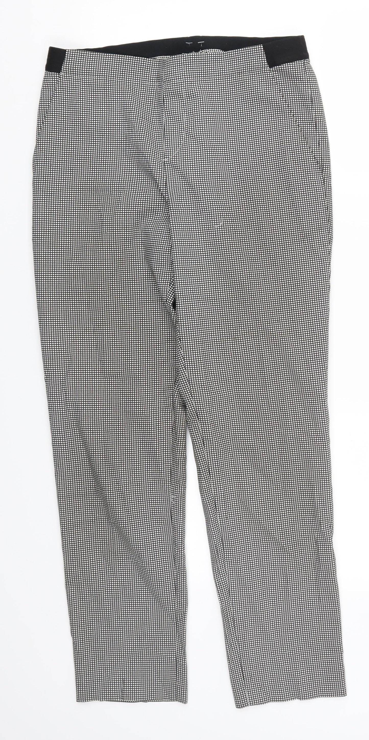 Womens UK Size 26 Uniqlo Regular Fit  Grey Trousers