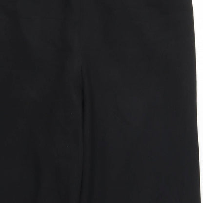Evans Womens Black   Trousers  Size 14 L27 in