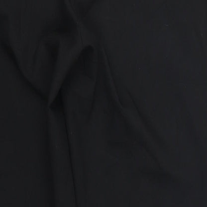 Evans Womens Black   Trousers  Size 14 L27 in
