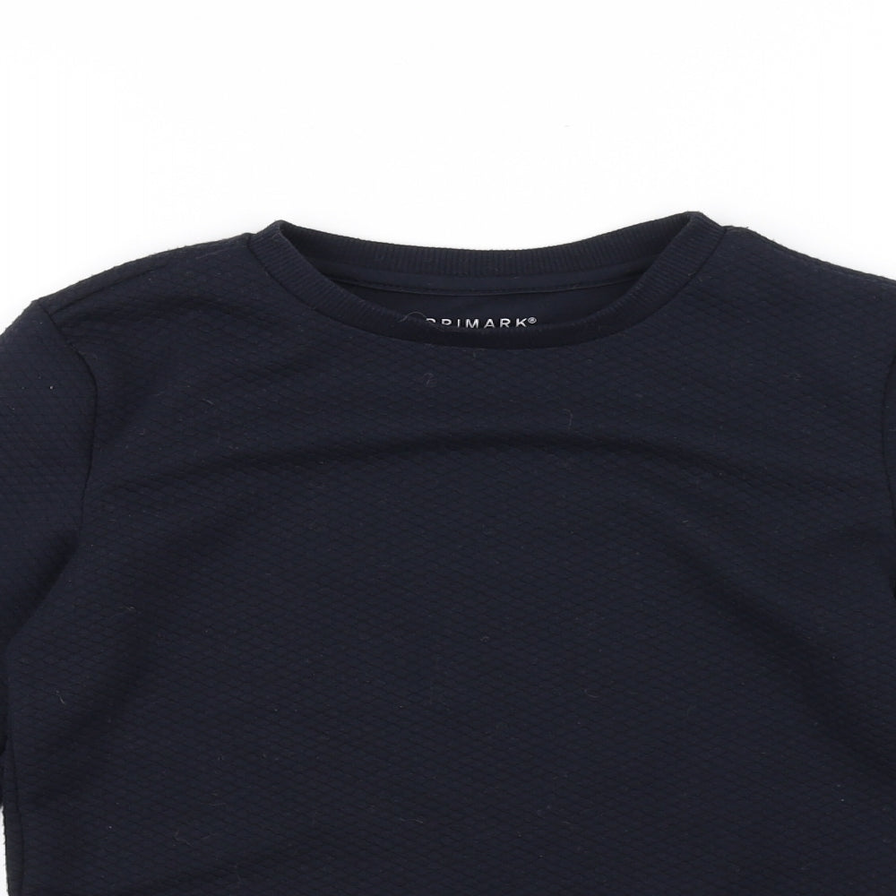 Primark Girls Blue   Pullover Jumper Size 8-9 Years