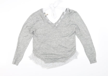 Divided Womens Grey   Pullover Jumper Size XS