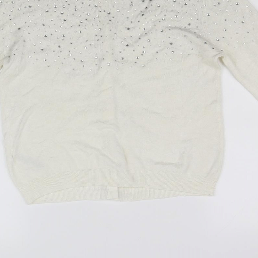 Atmosphere Womens Silver   Pullover Jumper Size 8