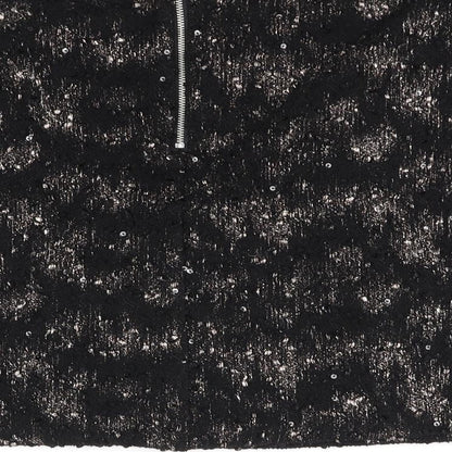 NEXT Womens Black Houndstooth  Flare Skirt Size 10