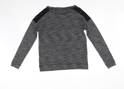 Next Womens Grey   Pullover Jumper Size 10