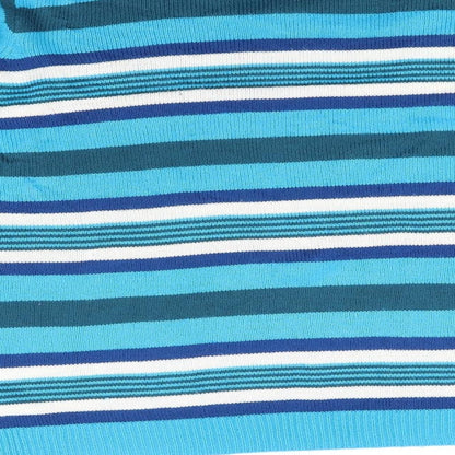 Ble Womens Blue Striped  Pullover Jumper Size L