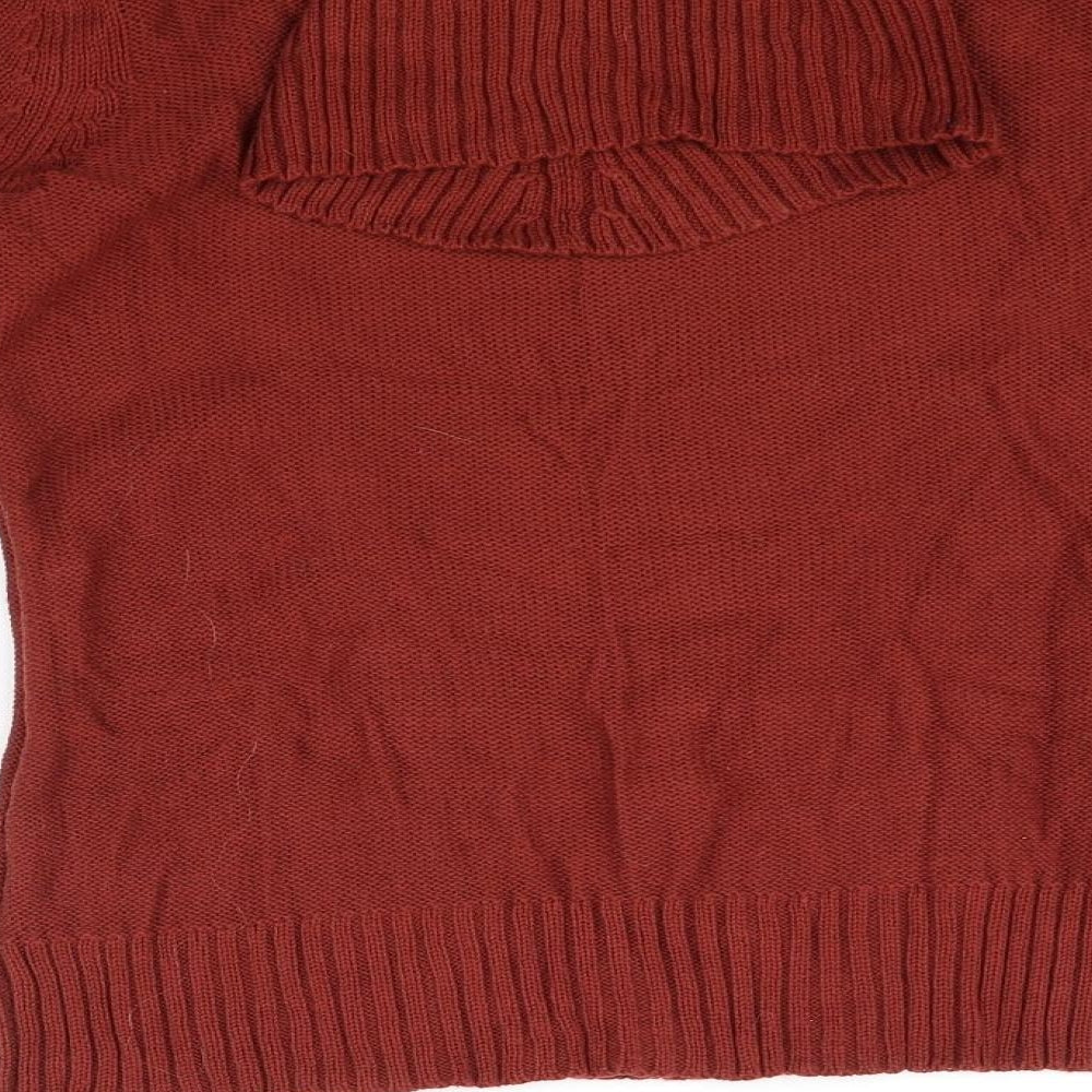 anna rose Womens Orange   Pullover Jumper Size M