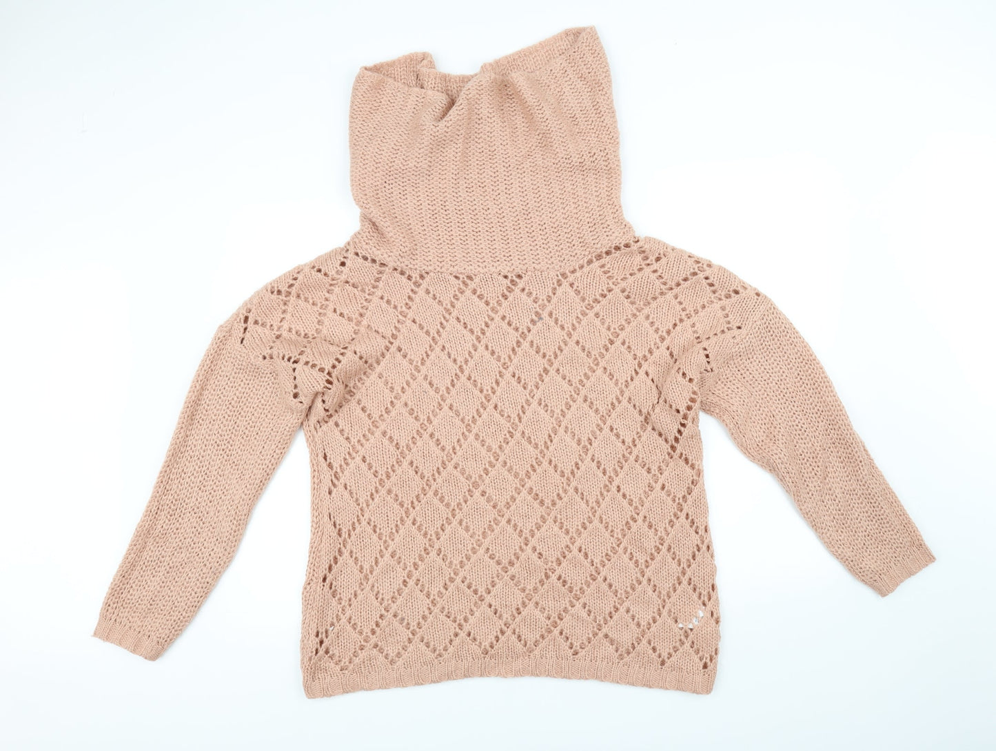 Brave Soul Womens Pink   Pullover Jumper Size M