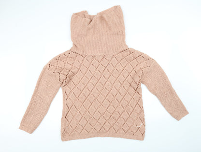 Brave Soul Womens Pink   Pullover Jumper Size M