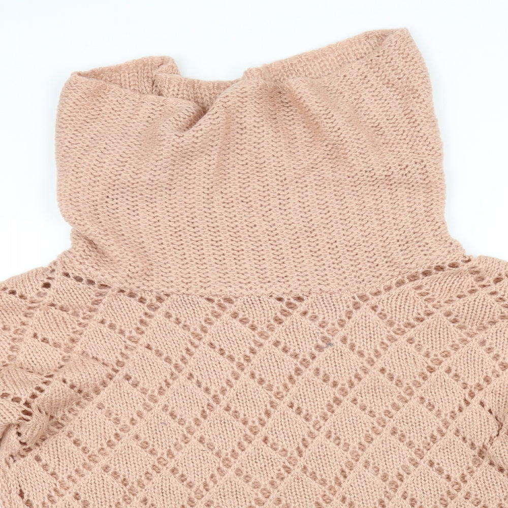 Brave Soul Womens Pink   Pullover Jumper Size M
