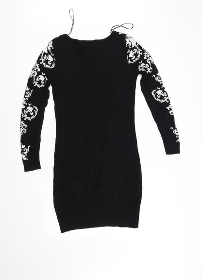 QED London Womens Black   Fit & Flare  Size M