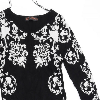 QED London Womens Black   Fit & Flare  Size M
