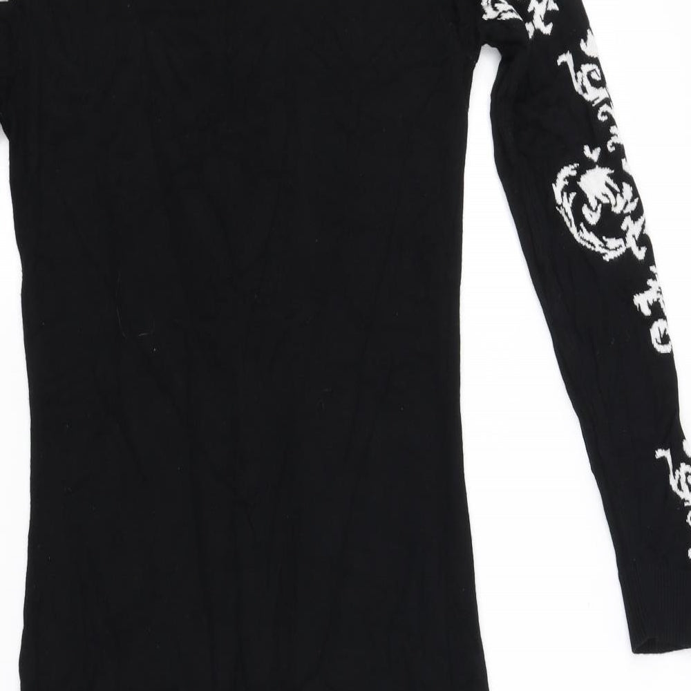 QED London Womens Black   Fit & Flare  Size M