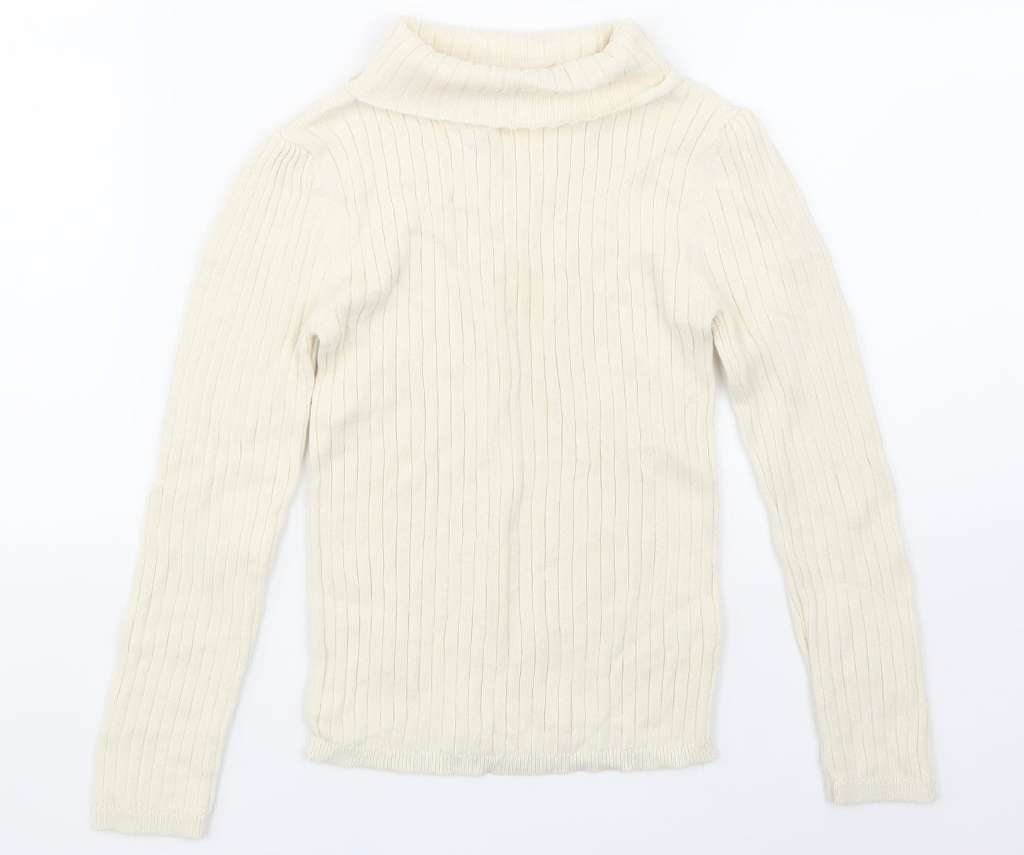 TU Girls Beige   Pullover T-Shirt Size 5-6 Years