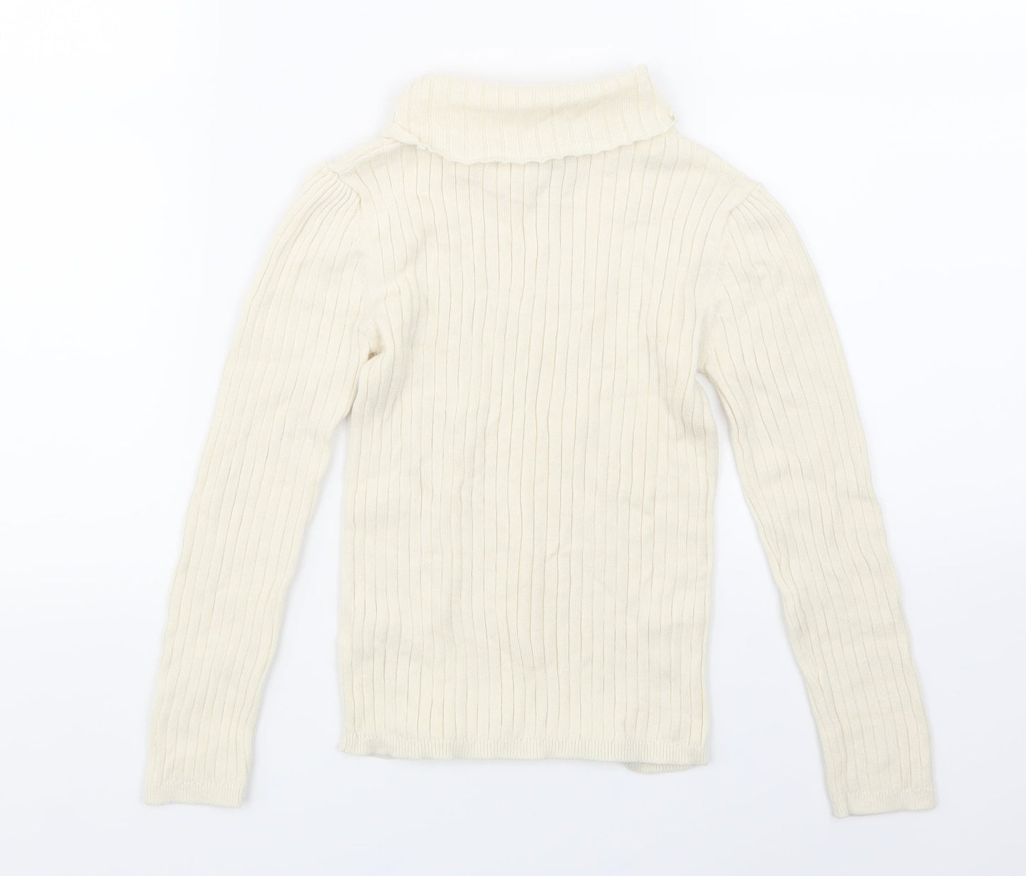 TU Girls Beige   Pullover T-Shirt Size 5-6 Years
