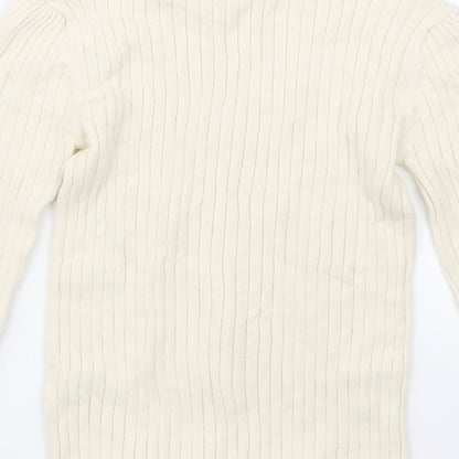 TU Girls Beige   Pullover T-Shirt Size 5-6 Years