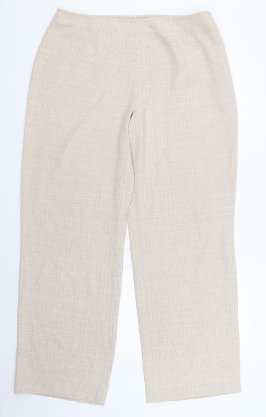 Penny Plain Womens Beige   Trousers  Size 18