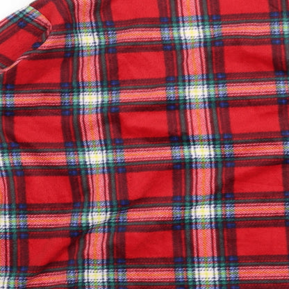 Marks and Spencer Womens Red Check  Top Pyjama Top Size 20