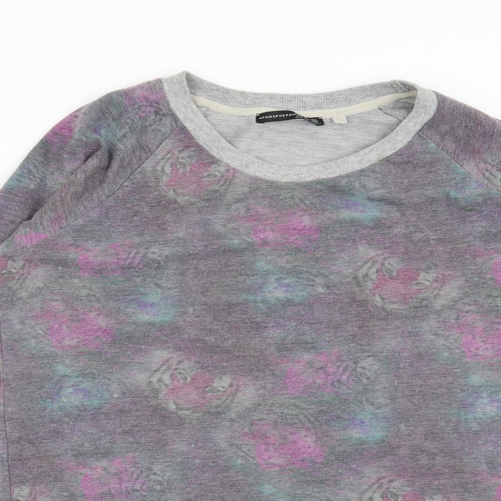 Atmosphere Womens Grey   Pullover Sweatshirt Size 12  - Tiger