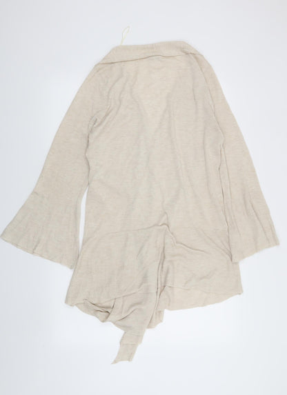 Ethel Austin Womens Beige   Cardigan Jumper Size 12