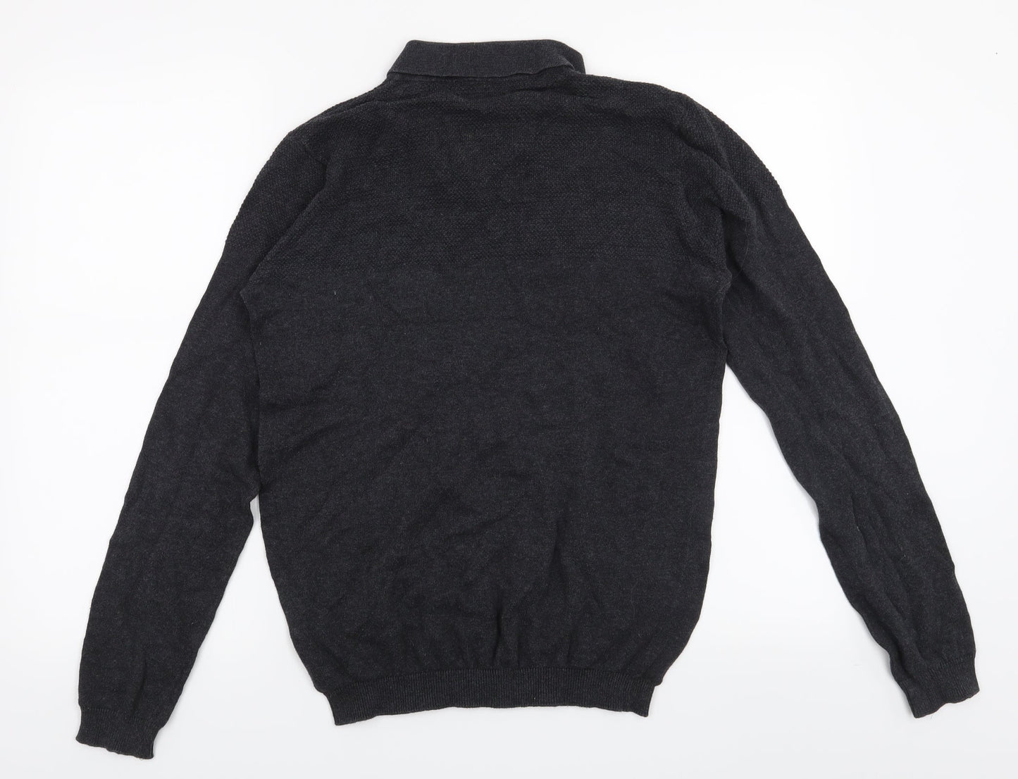 Easy Mens Grey   Pullover Jumper Size M