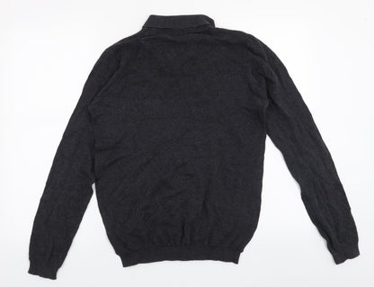 Easy Mens Grey   Pullover Jumper Size M