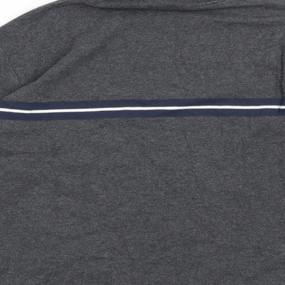 Gap Womens Grey Striped  Pullover Sweatshirt Size L