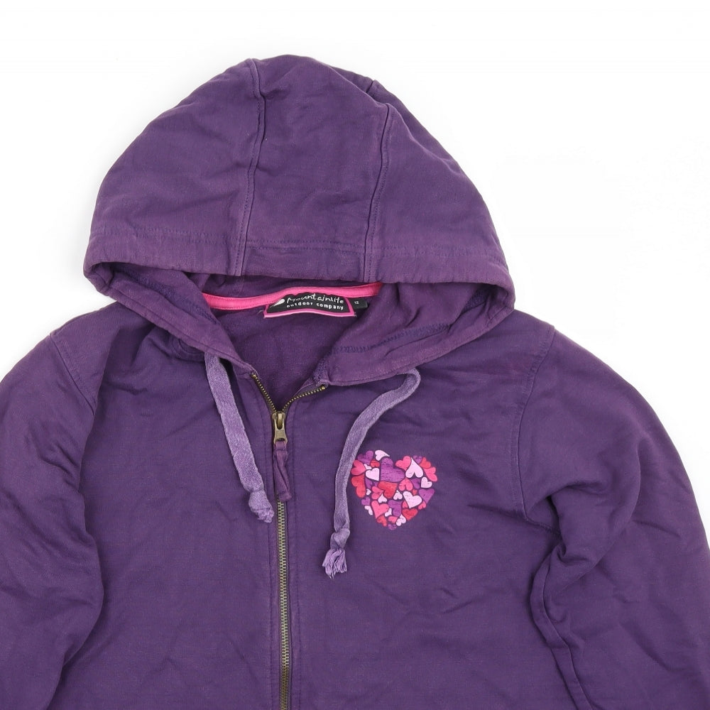 Womens UK Size 12 Mountain Life Purple Jacket