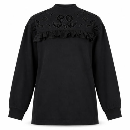 River Island Womens Black   Pullover Jumper Size M